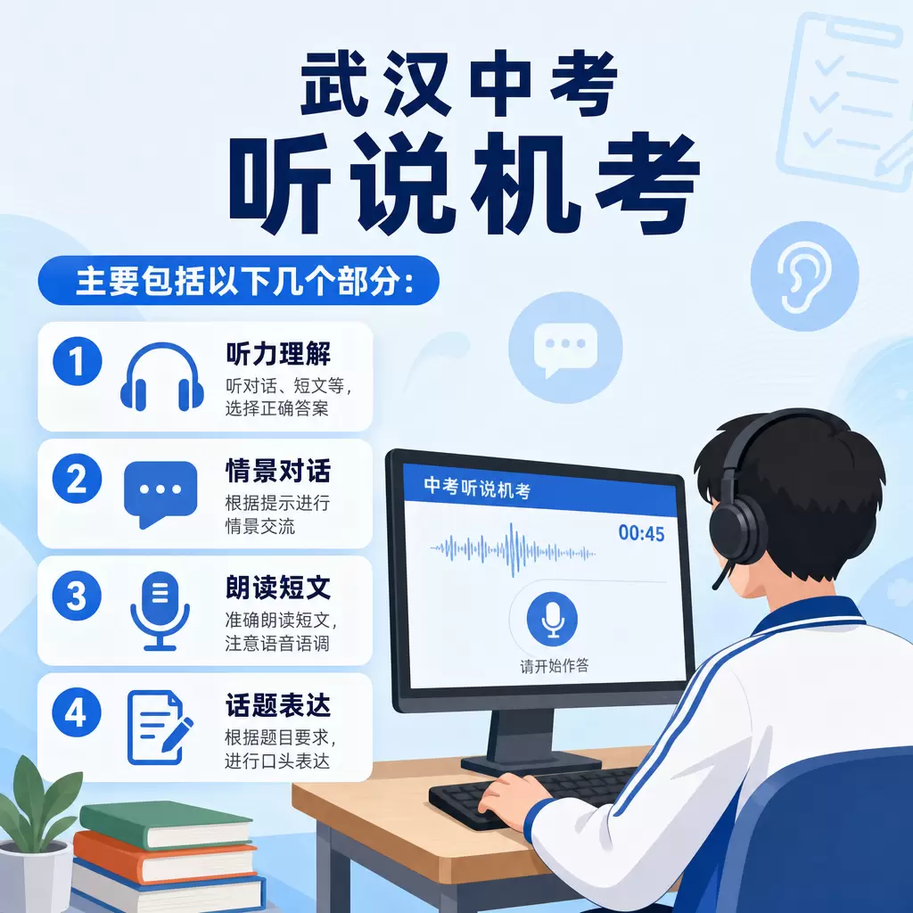 武汉中考听说机考报名时间，考生必知的实用信息