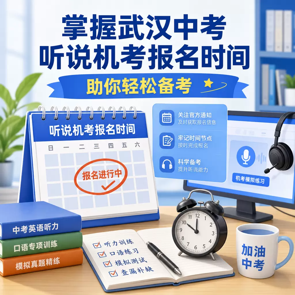 掌握武汉中考听说机考报名时间，助你轻松备考