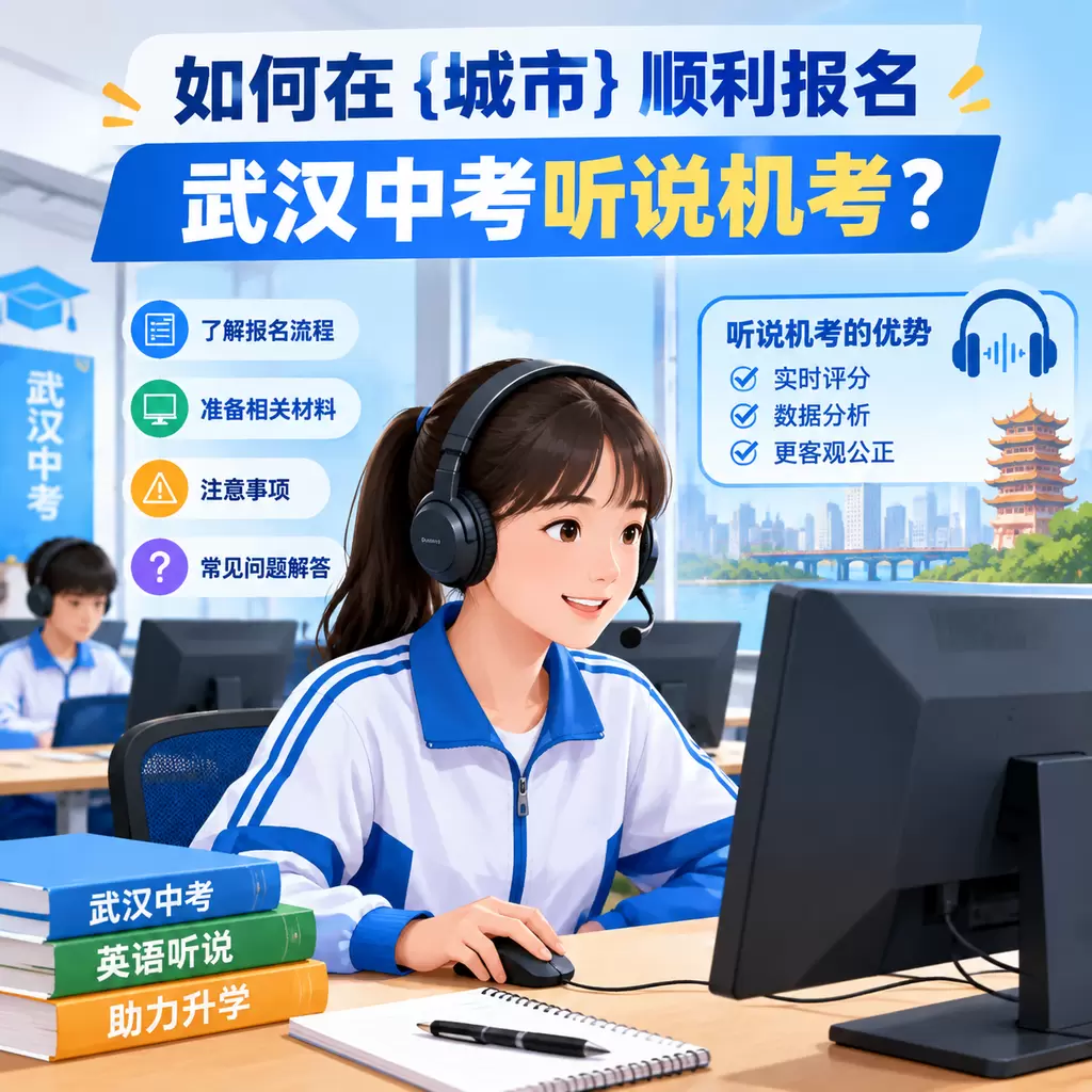 如何在利川顺利报名武汉中考听说机考？