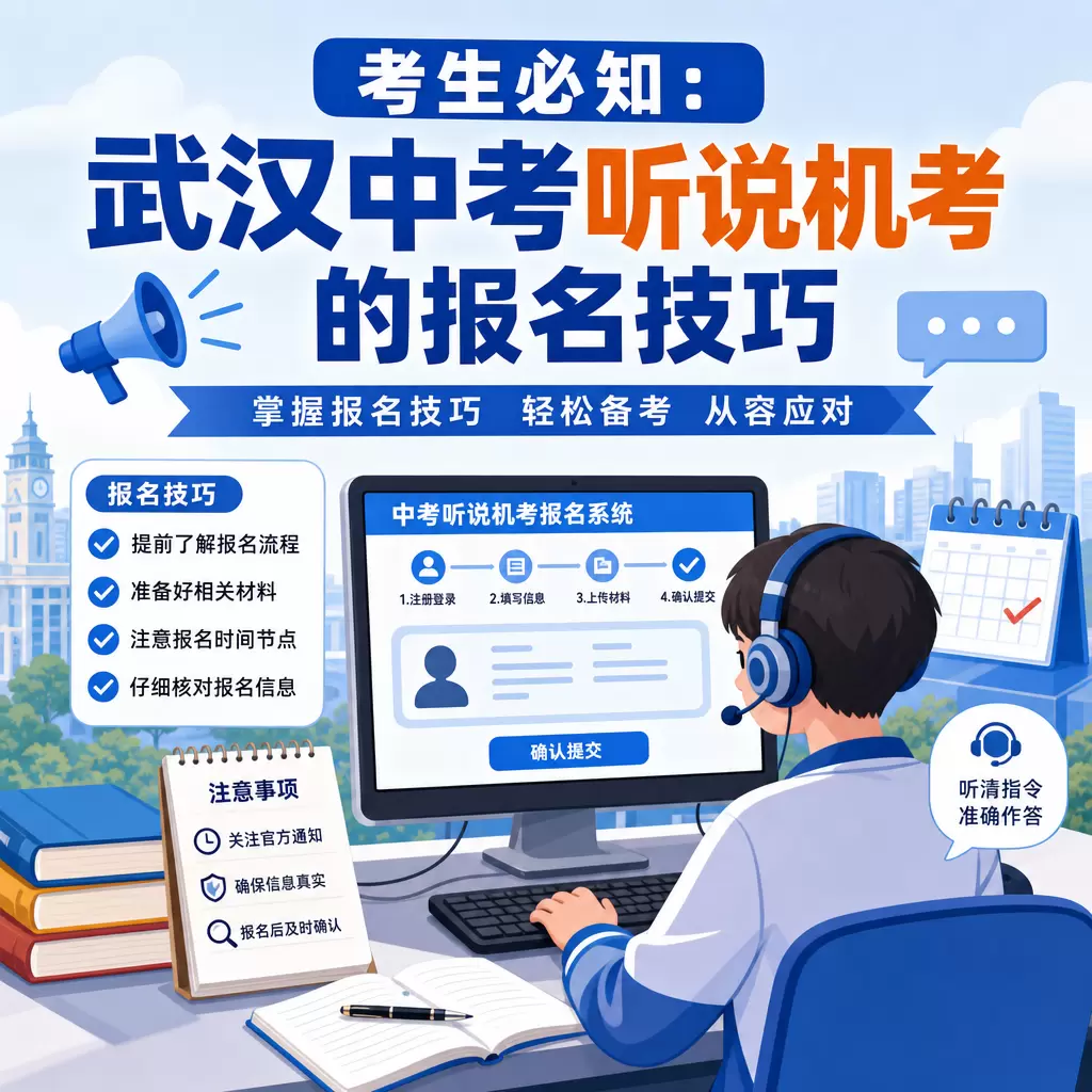 利川考生必知：武汉中考听说机考的报名技巧