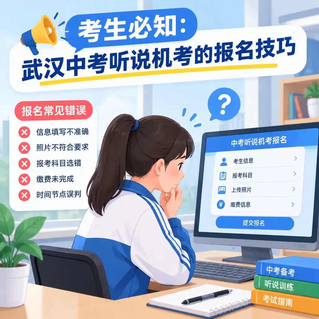 利川考生必知：武汉中考听说机考的报名技巧