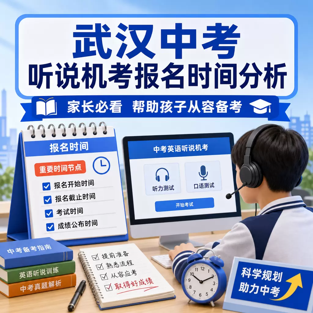 利川家长必看：武汉中考听说机考报名时间分析