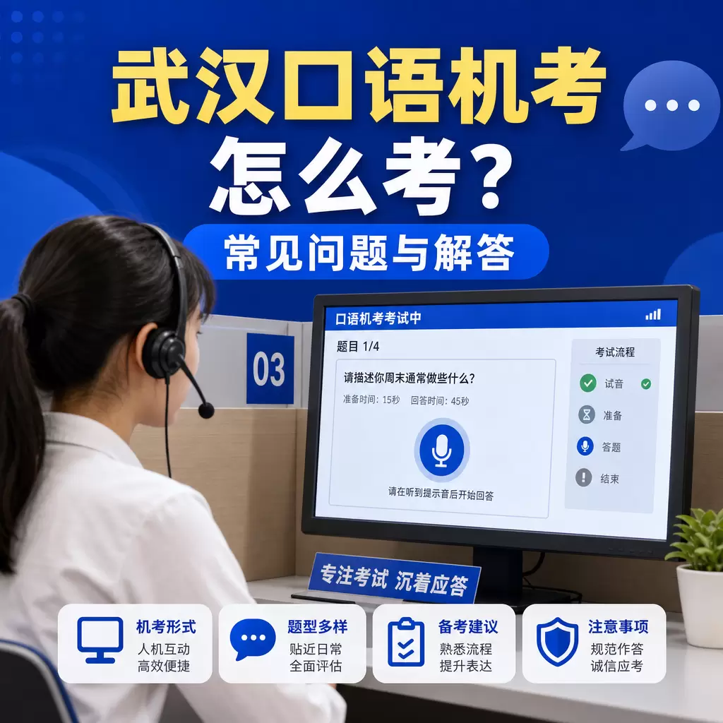 武汉口语机考怎么考？常见问题与解答