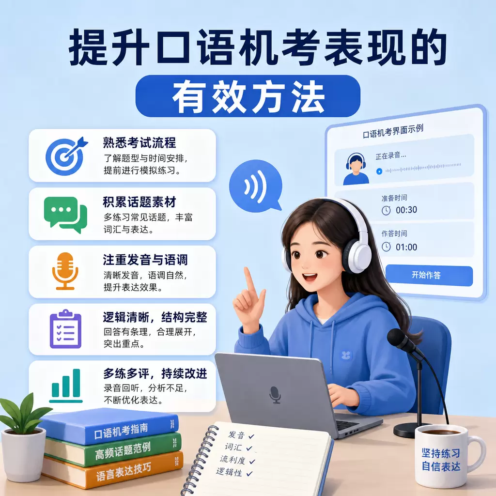 武汉口语机考怎么考？在线资源与学习方法