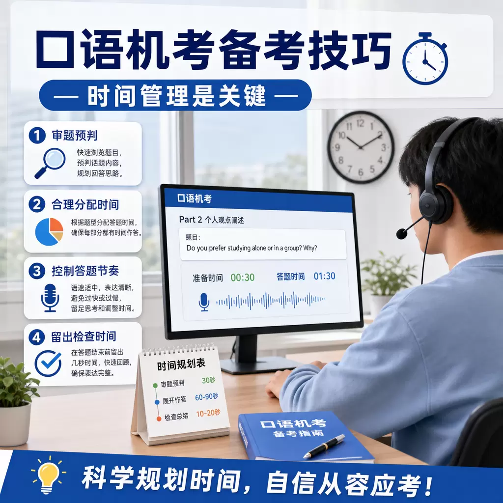 口语机考备考技巧：如何在利川提升考试分数