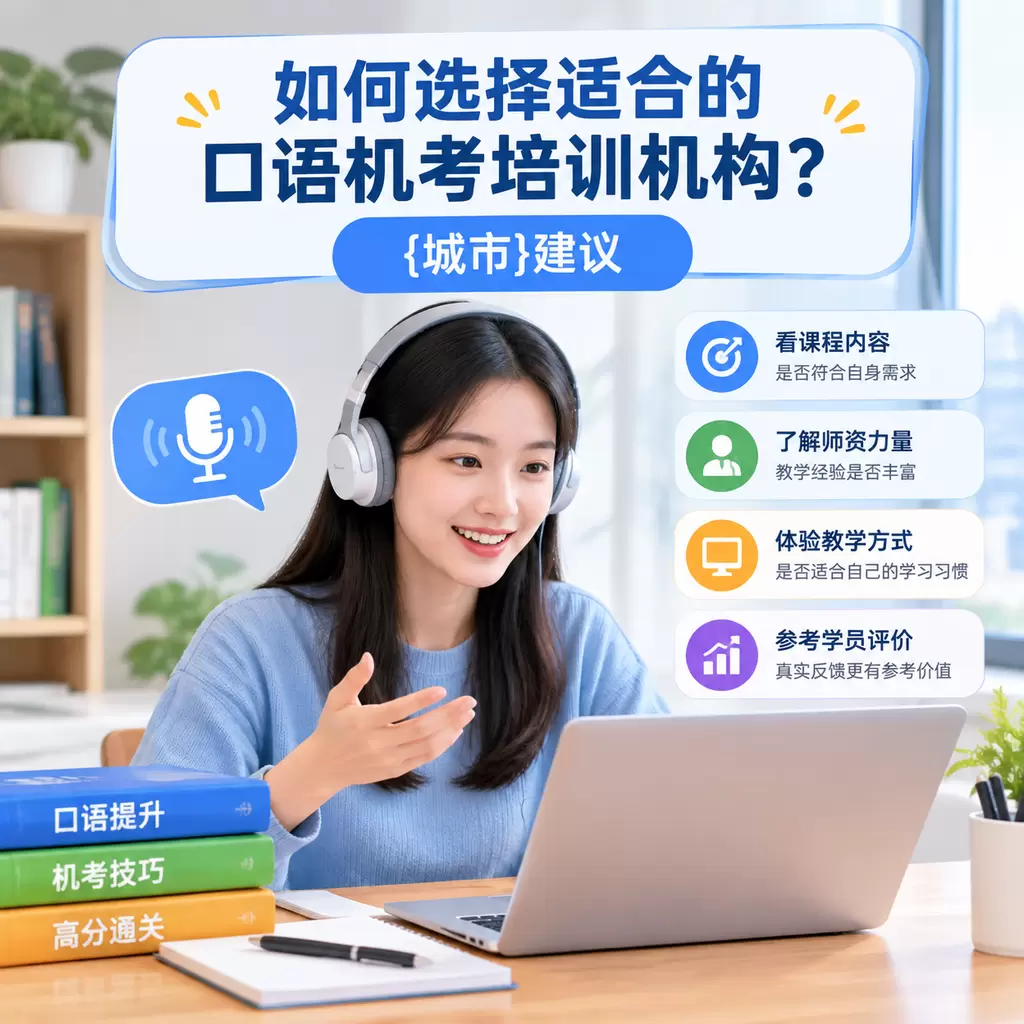 如何选择适合的口语机考培训机构？利川建议