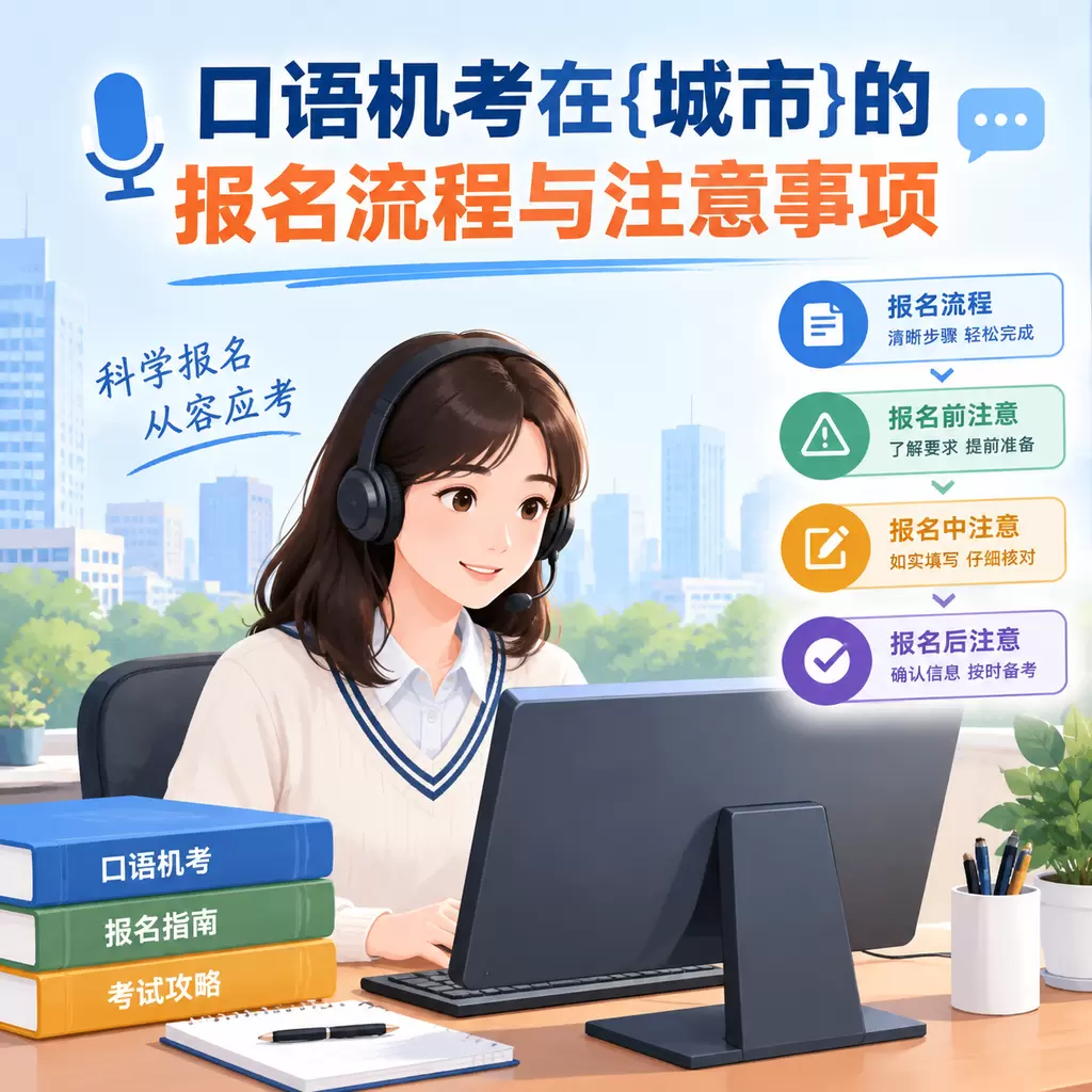 口语机考在利川的报名流程与注意事项