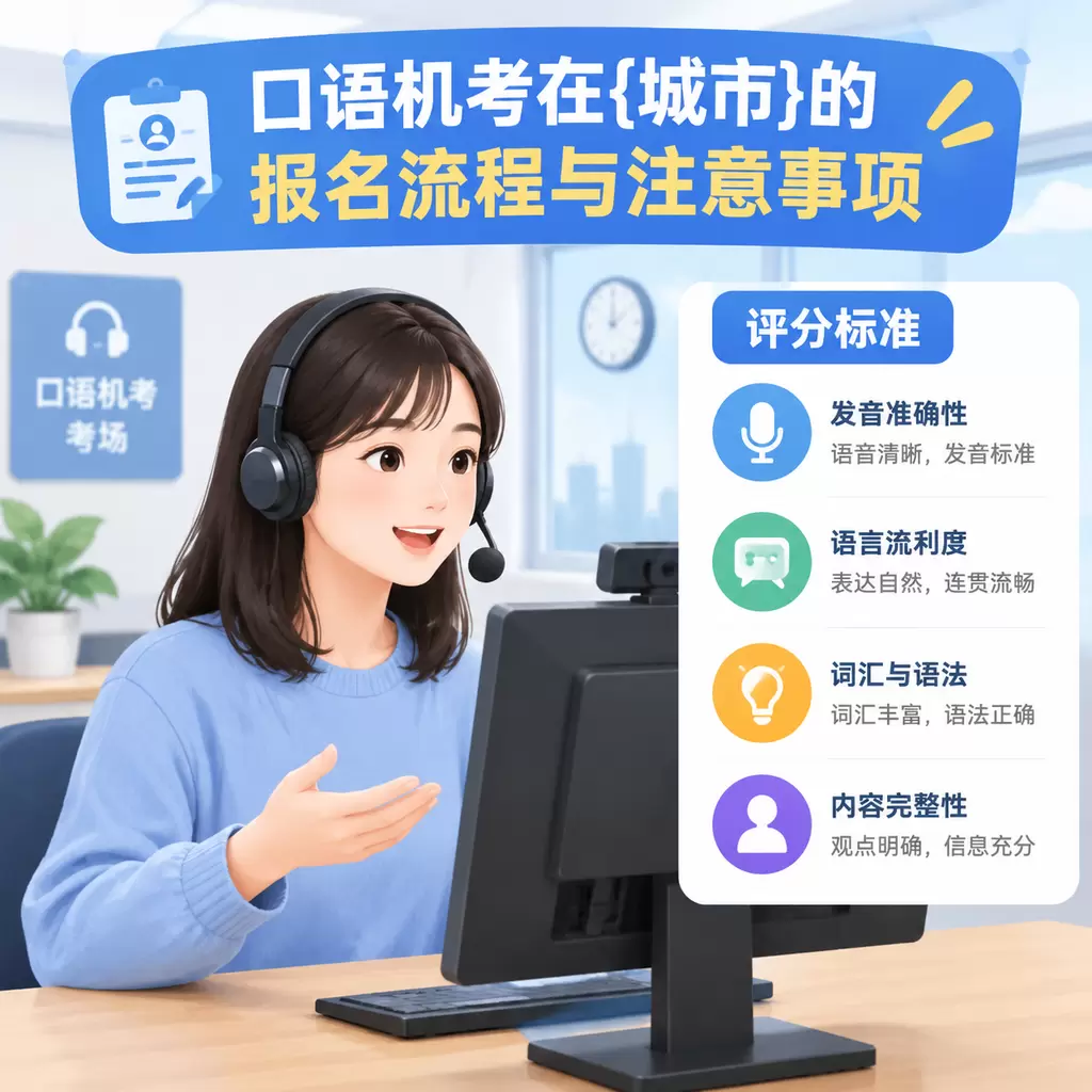 口语机考在利川的报名流程与注意事项