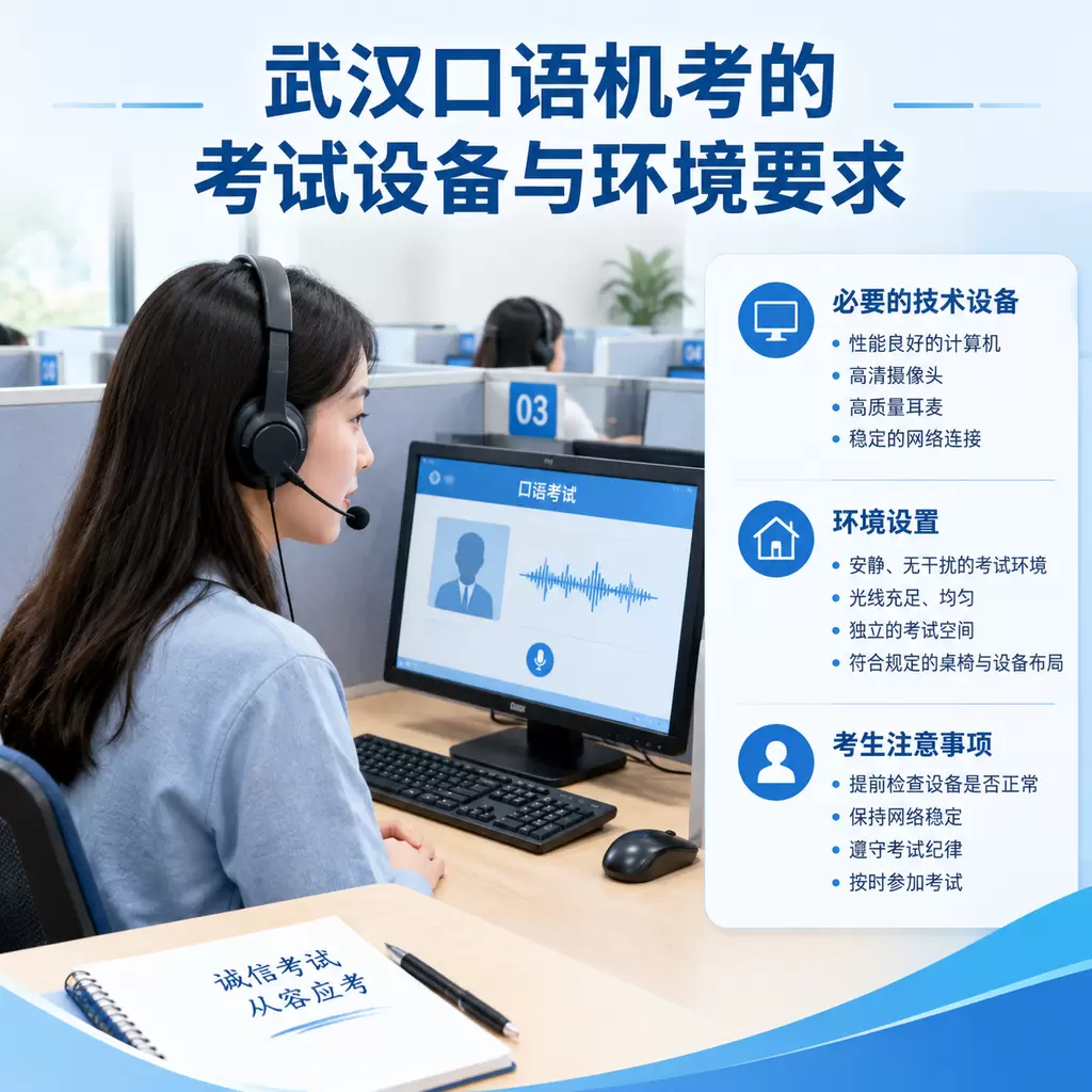 武汉口语机考的考试设备与环境要求