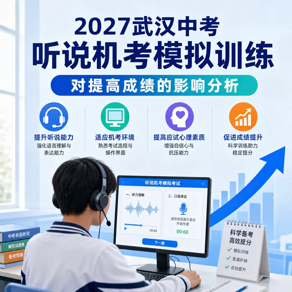 2027武汉中考听说机考模拟训练对提高成绩的影响分析